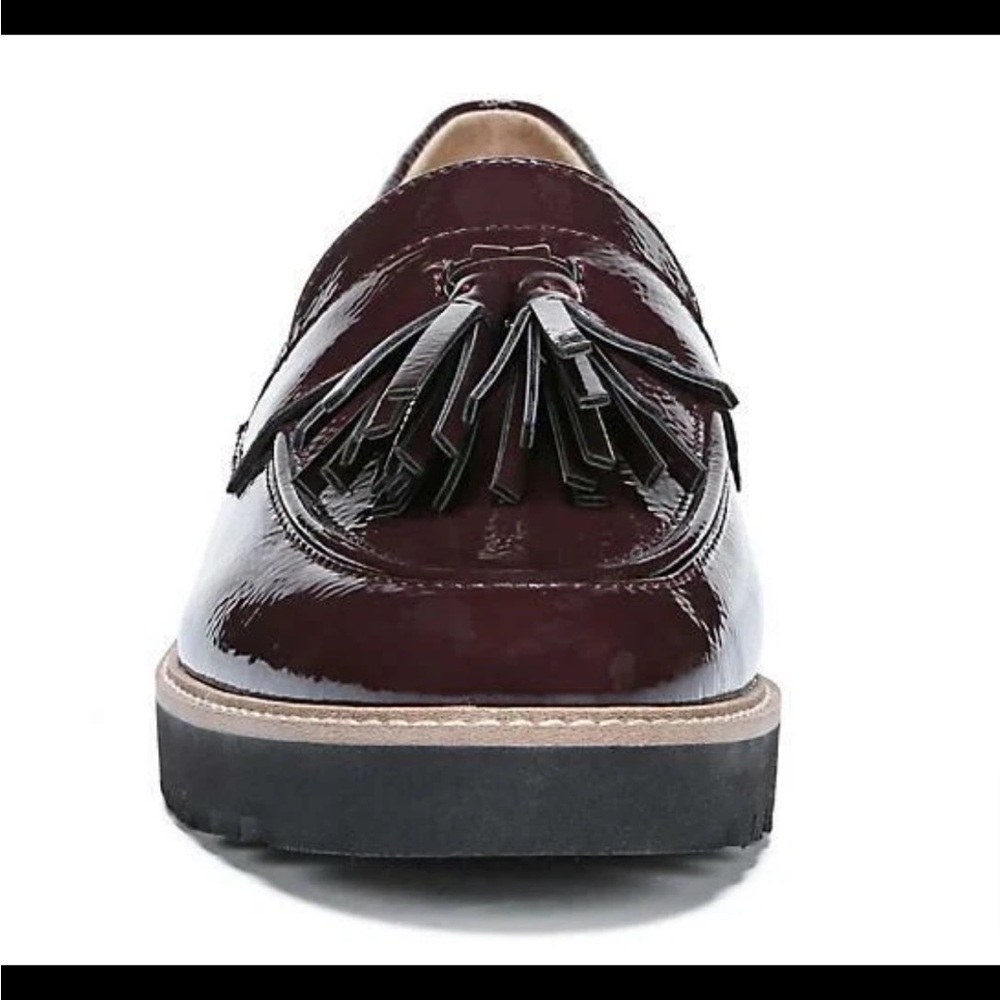 Franco Sarto Women's Tassel Loafers in Rich Burgundy/Brown-Sz 8 - Picture 8 of 13